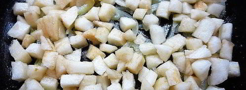 галеты с грушевой начинкой и беконом. Шаг 8