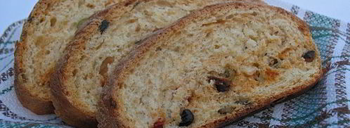 итальянский хлеб с оливками, маслинами, вялеными помидорами и итальянскими травами. Шаг 8