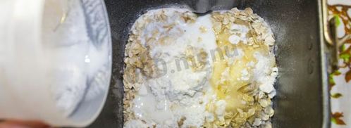 хлеб из овсяной муки в хлебопечке. Шаг 9