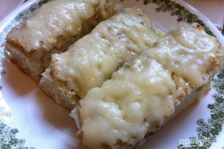 Рецепт хлеб с чесноком и сыром