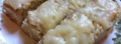 хлеб с чесноком и сыром. Шаг 8