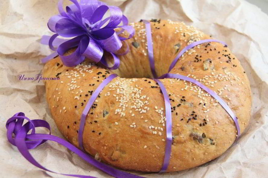 Рецепт хлеб тыквенное кольцо