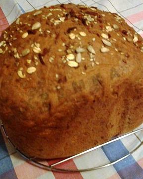 Хлеб Здоровье из льняной муки в хлебопечке