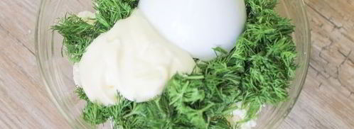 хлебцы с красной икрой и укропно-творожным муссом. Шаг 5