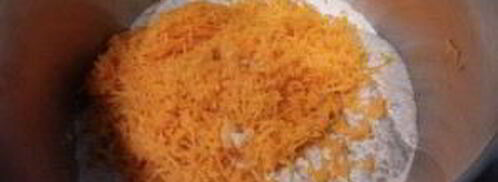 морковный хлеб на полбяной муке. Шаг 2
