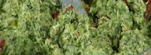 сконы со шпинатом, помидорами и сыром. Шаг 7