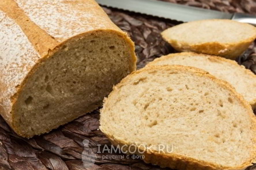 Рецепт цельнозернового батона ны оливковома масле