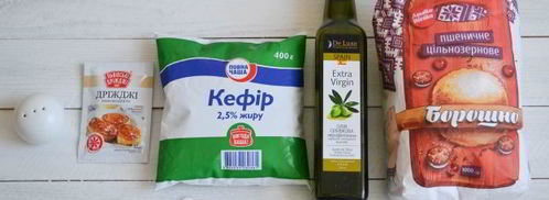 цельнозерновой хлеб на кефире. Шаг 2