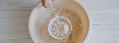 цельнозерновой хлеб на кефире. Шаг 3