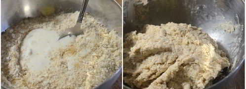 цельнозерновые мини-сконы с овсяными хлопьями. Шаг 3