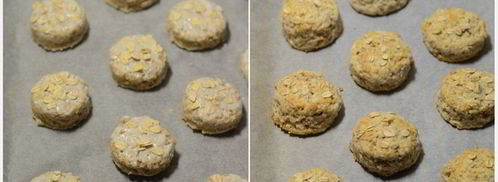 цельнозерновые мини-сконы с овсяными хлопьями. Шаг 4