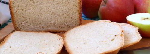 яблочный хлеб на молоке в хлебопечке. Шаг 7