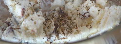 хрустящие конвертики с фетой, ветчиной и финиками. Шаг 3