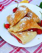 Клубничные слойки