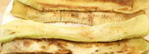 конвертики из кабачков с сыром. Шаг 4