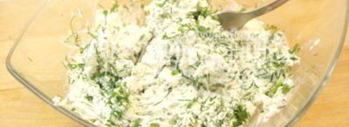 конвертики из кабачков с сыром. Шаг 5