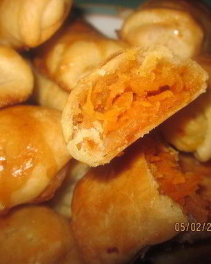 Конвертики с морковкой и яблоком