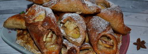 конвертики с яблоком. Шаг 7