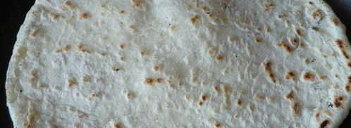 домашний лаваш с начинкой. Шаг 2