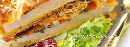 горячая закуска в лаваше ека. Шаг 9