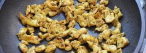 конвертики из лаваша с курицей. Шаг 4