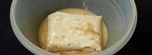 конвертики из лаваша с сыром и зеленью. Шаг 6