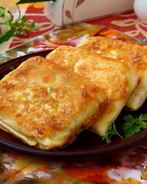 Конвертики из лаваша с ветчиной и сыром