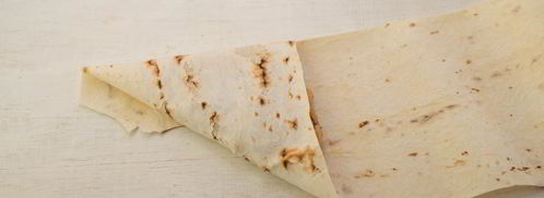 конвертики с мясом и фасолью в лаваше. Шаг 11