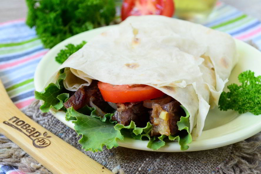 Рецепт лангет в лаваше