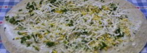 лаваш с брынзой и зеленью. Шаг 6