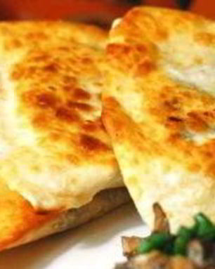 Лаваш с грибами в духовке