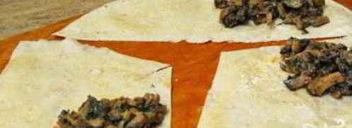 лаваш с грибами в духовке. Шаг 4