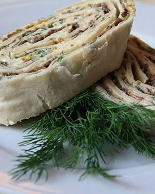 Лаваш с грибами