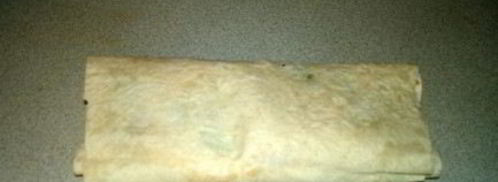 лаваш с колбасой и сыром. Шаг 4