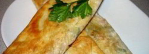 лаваш с колбасой и сыром. Шаг 5