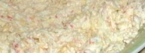 лаваш с крабовыми палочками и чесноком. Шаг 3