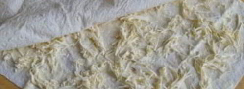 лаваш с красной рыбой и огурцом. Шаг 5