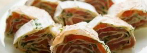 лаваш с красной рыбой. Шаг 4