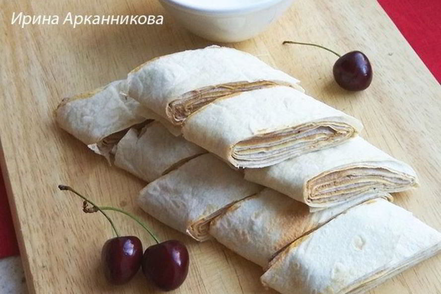 Рецепт лаваш с начинкой из куриной печени