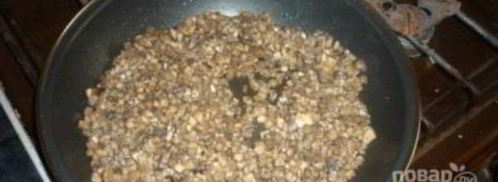 лаваш с шампиньонами и сыром. Шаг 3