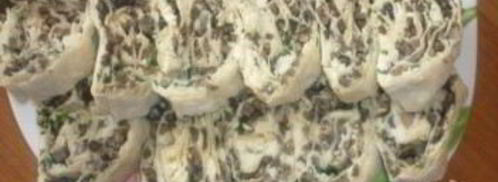 лаваш с шампиньонами и сыром. Шаг 9