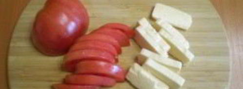 лаваш с сыром и помидорами на костре. Шаг 2