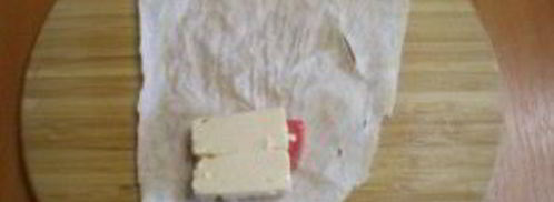 лаваш с сыром и помидорами на костре. Шаг 3