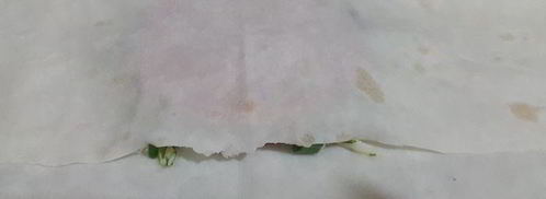 лаваш с сыром и зеленью. Шаг 4