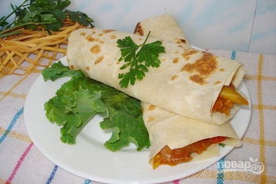 Рецепт лаваш с сюрпризом