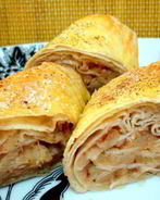 Лаваш с яблоками