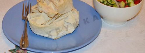 мясо в лаваше. Шаг 11