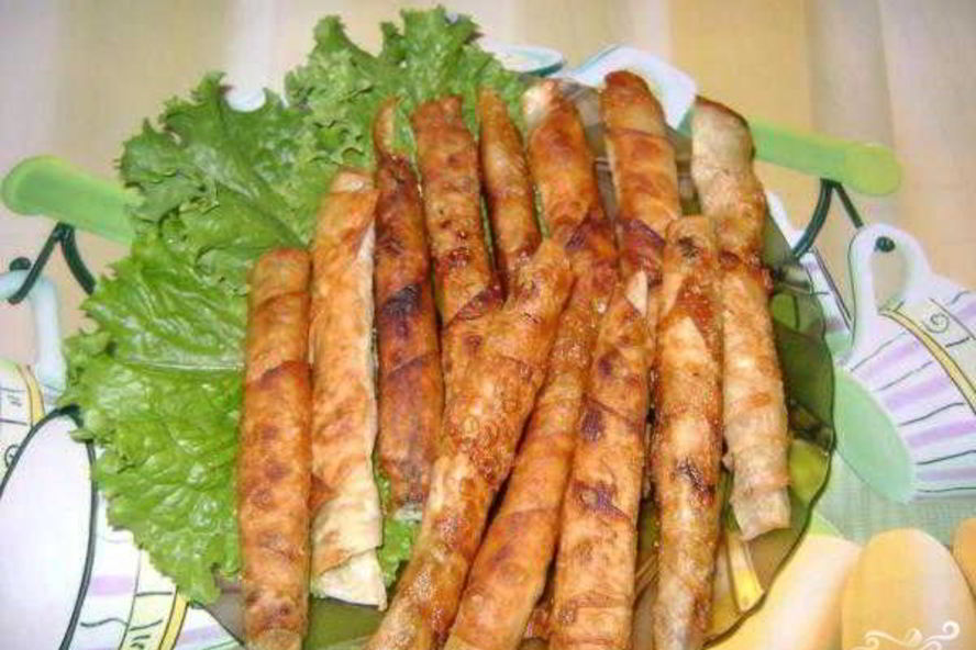 Рецепт палочки из лаваша с сыром