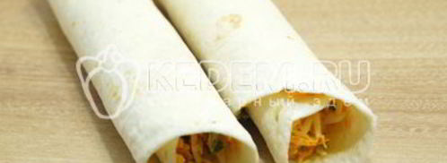 рулетики из лаваша. Шаг 6