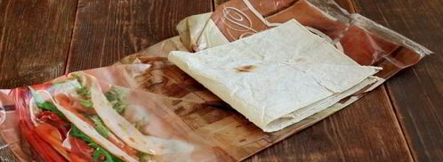 треугольники из лаваша с ветчиной и сыром. Шаг 8